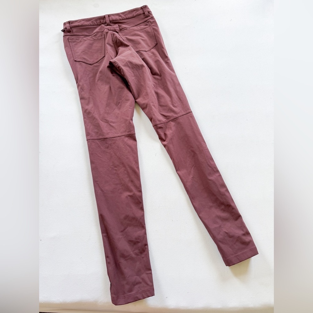 Lululemon Pants Mens 30x32 Brown/Maroon ABC Slim Fit Utility Pants 010-A - Picture 4 of 7